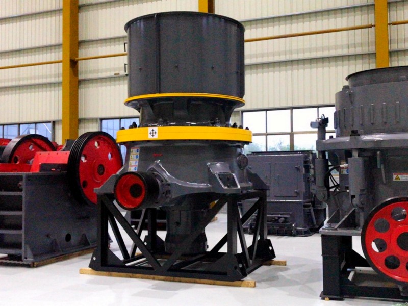 Single cylinder cone crusher